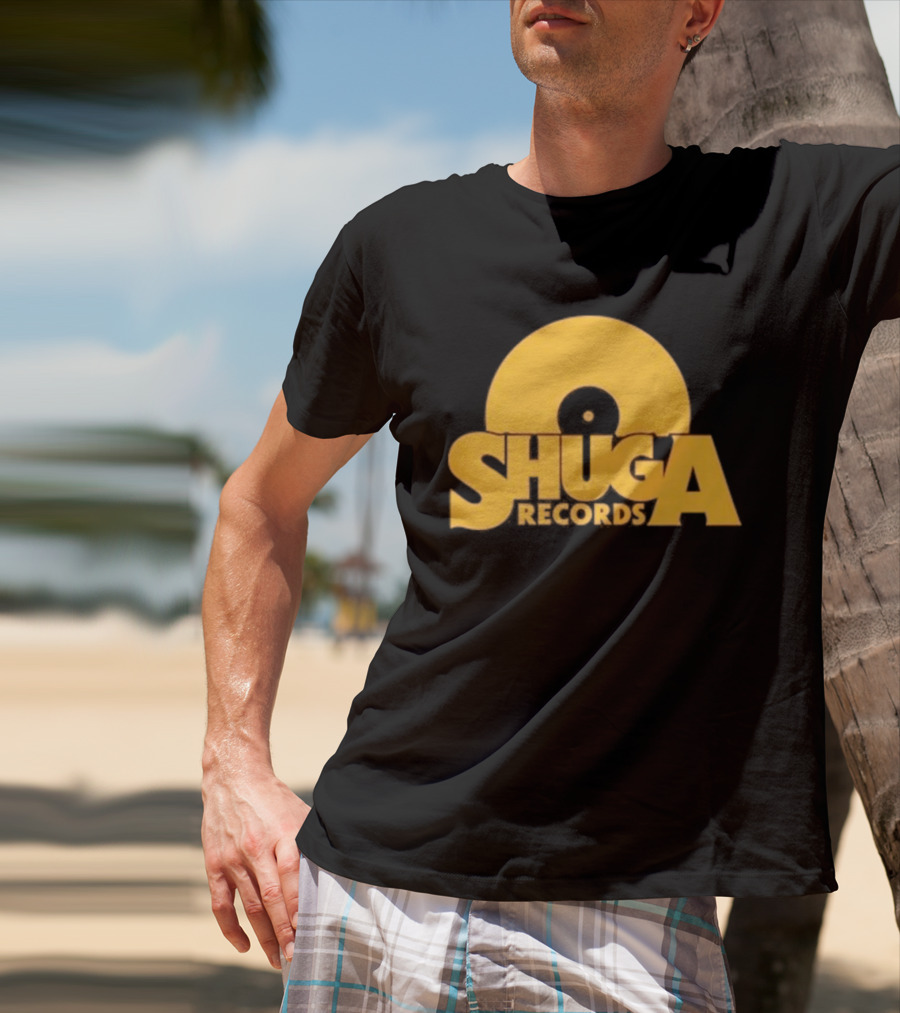 Shuga Records Vinyl Icon Retro Style Collection T-Shirt