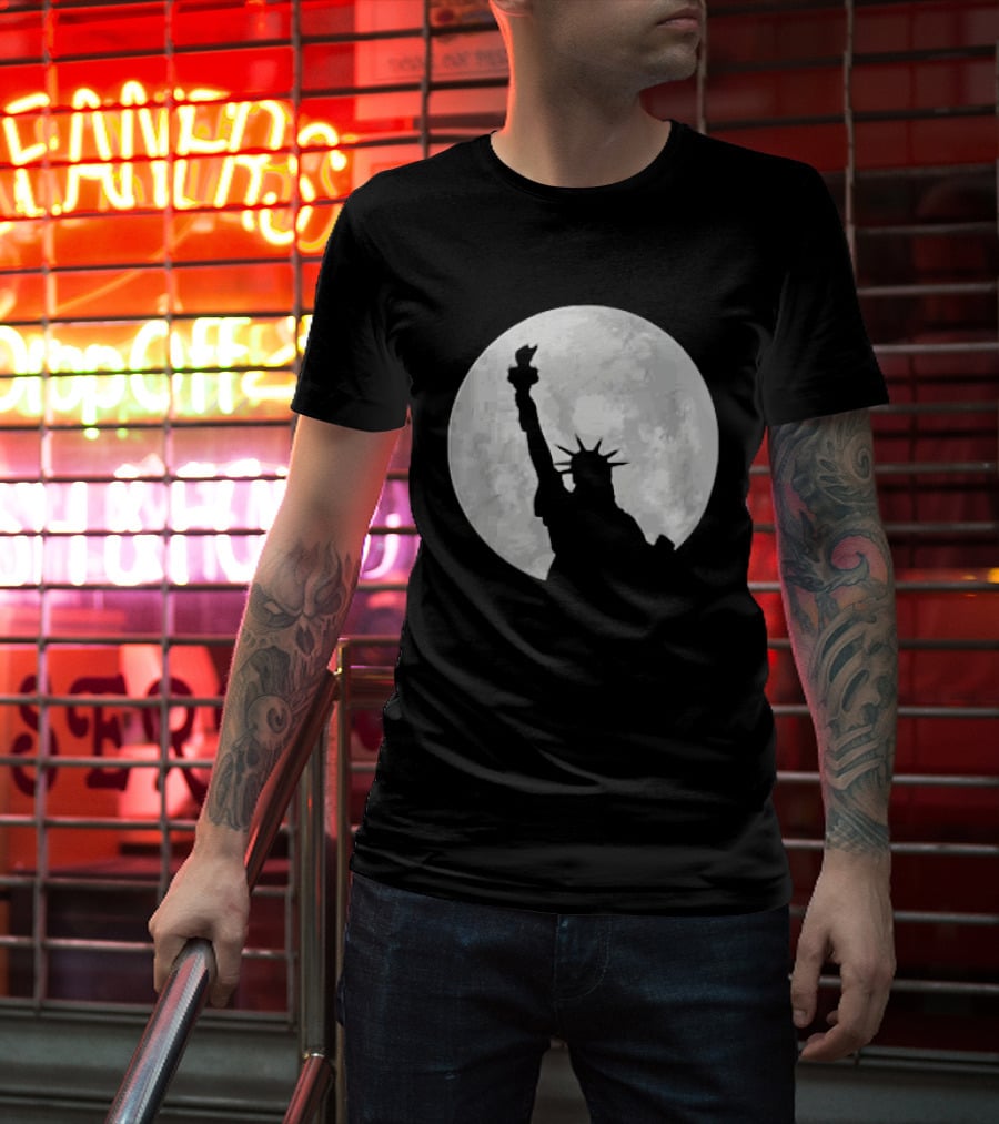 Statue Of Liberty Lunar T-Shirt