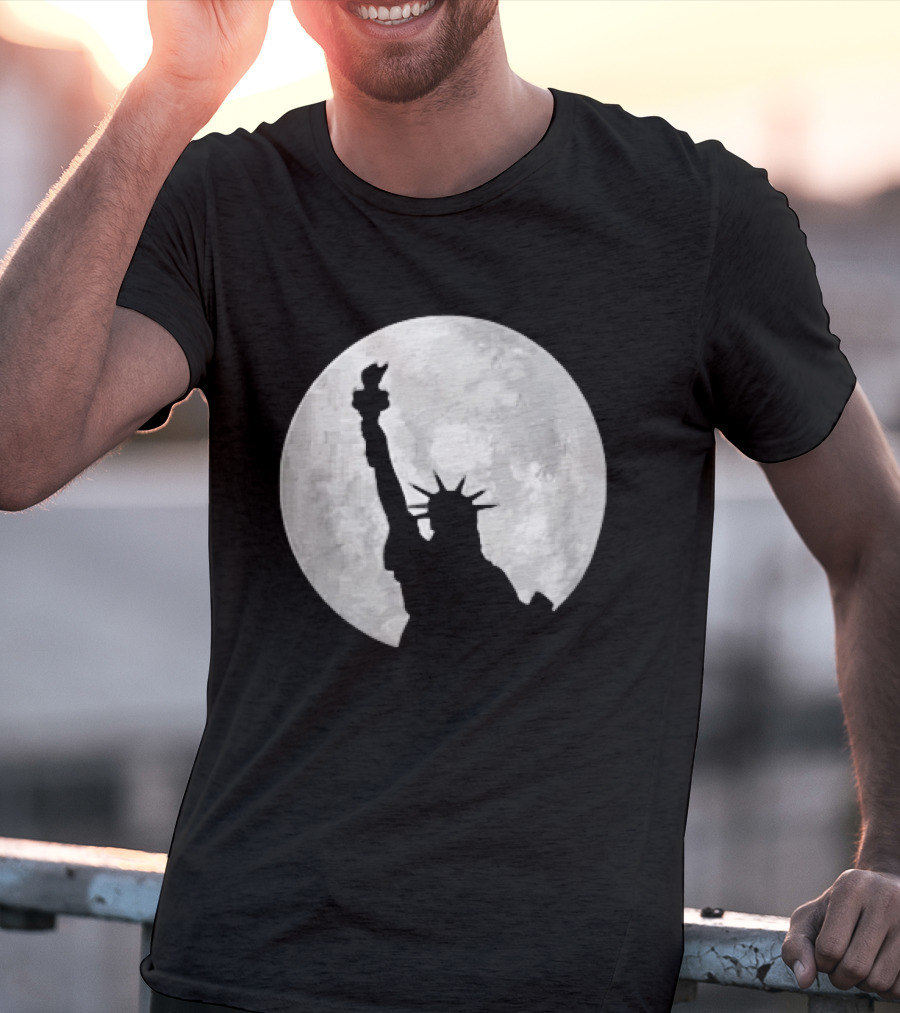 Statue Of Liberty Lunar T-Shirt