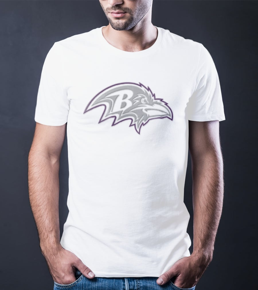 Baltimore Ravens Bird Head Profile NFL Team Ravens T-Shirt
