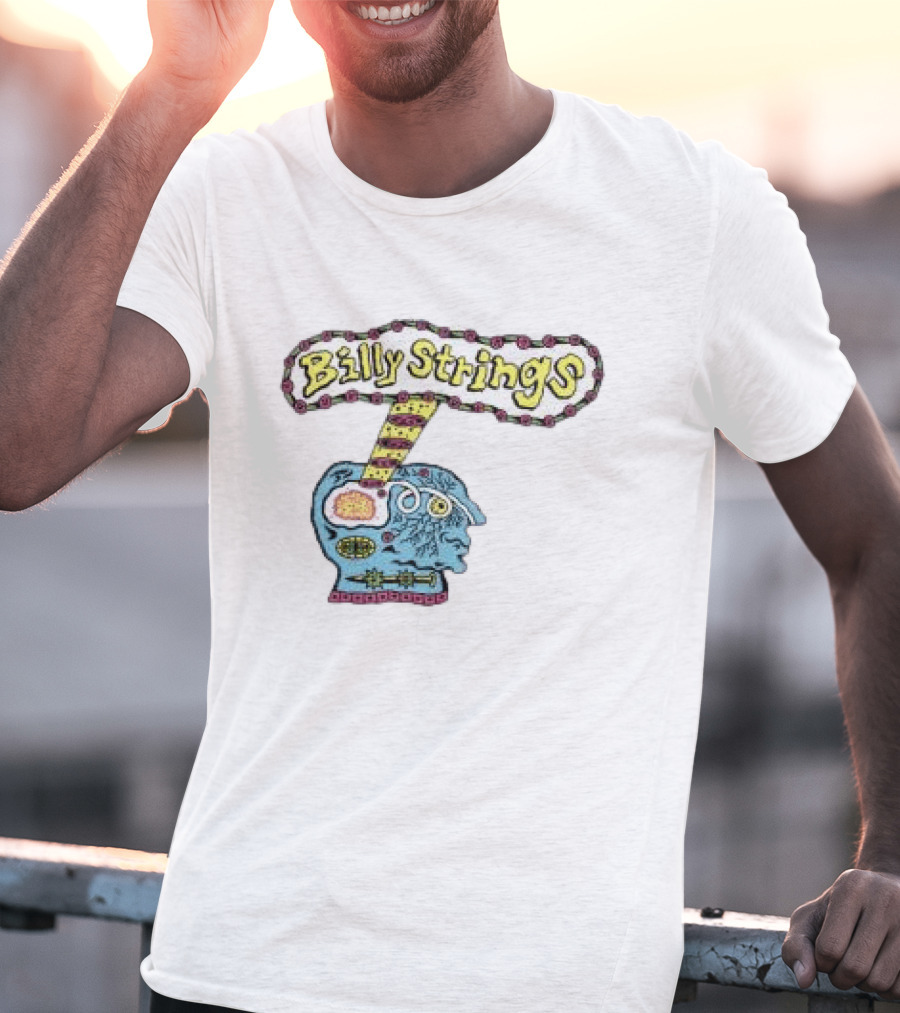 Billy Strings Store Head Brain T-Shirt