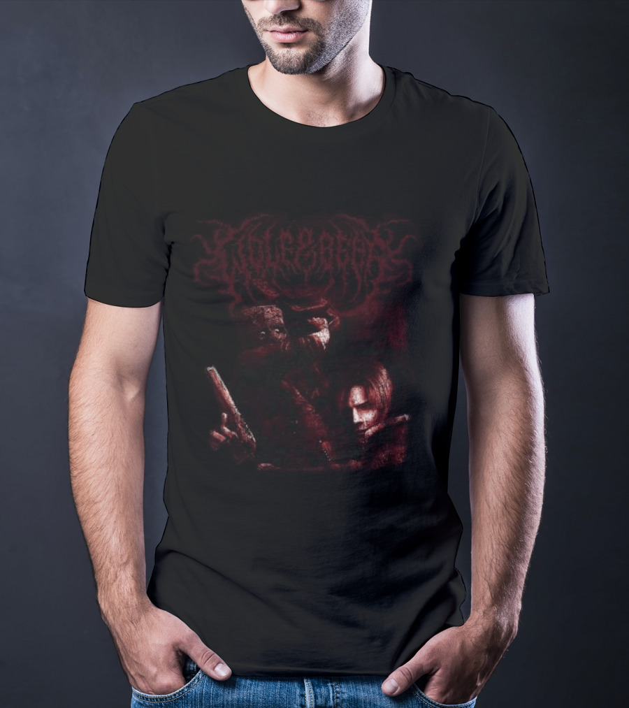 <strong>Wolf & Bear Store Evil Horror Game Character And Villain Dark Art</strong> T-Shirt