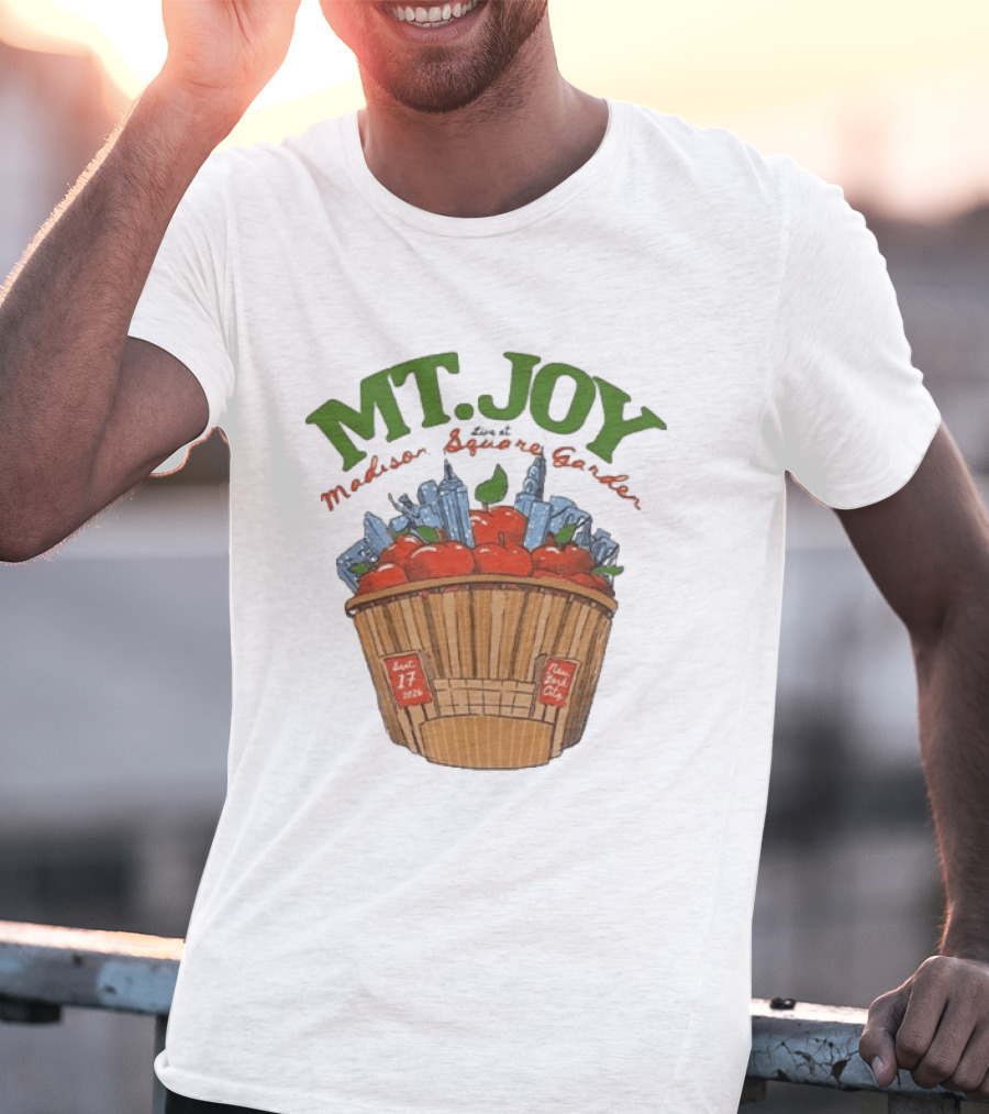 Mt. Joy Madison Square Garden Sept 17 2026 Apples New York City T-Shirt