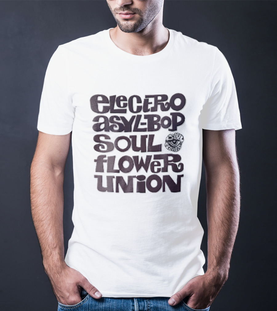 Electro Asylum Bop Soul Flower Union Psychedelic Eye T-Shirt