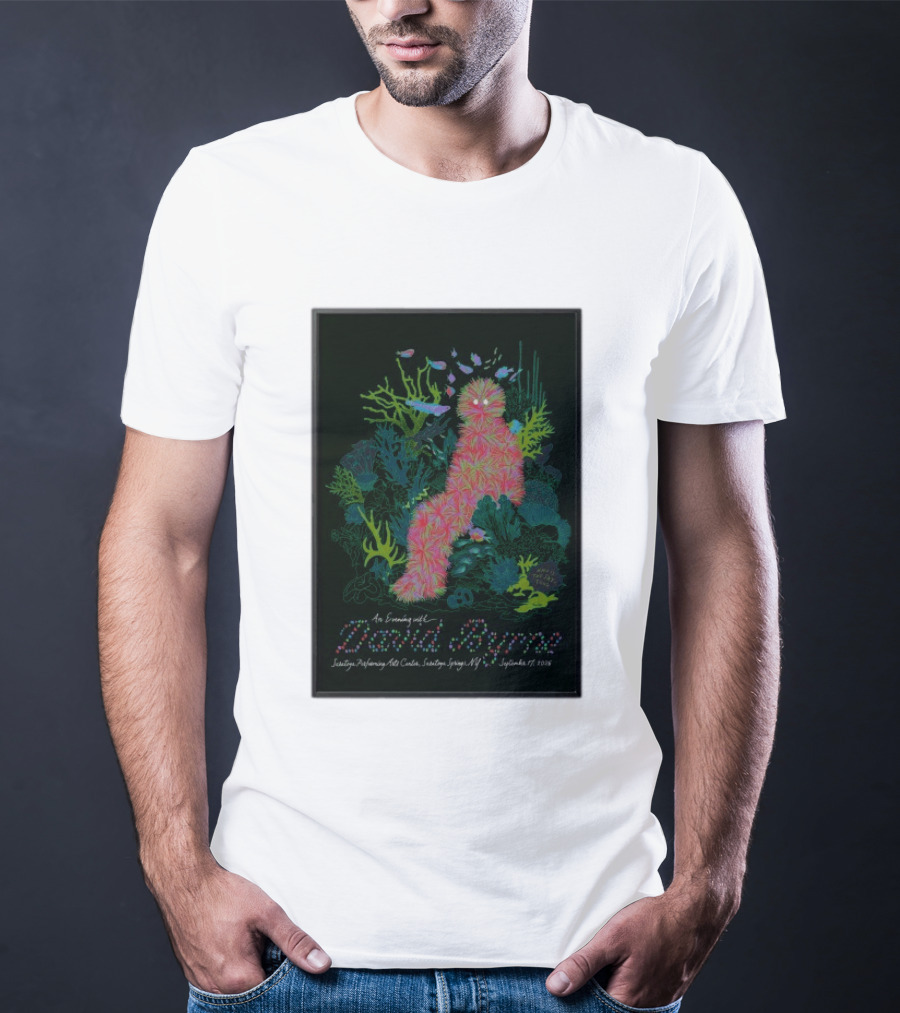 An Evening With David Byrne SPAC Saratoga Springs NY September 17 2026 T-Shirt