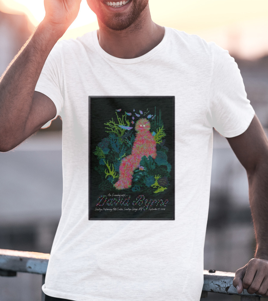 An Evening With David Byrne SPAC Saratoga Springs NY September 17 2026 T-Shirt