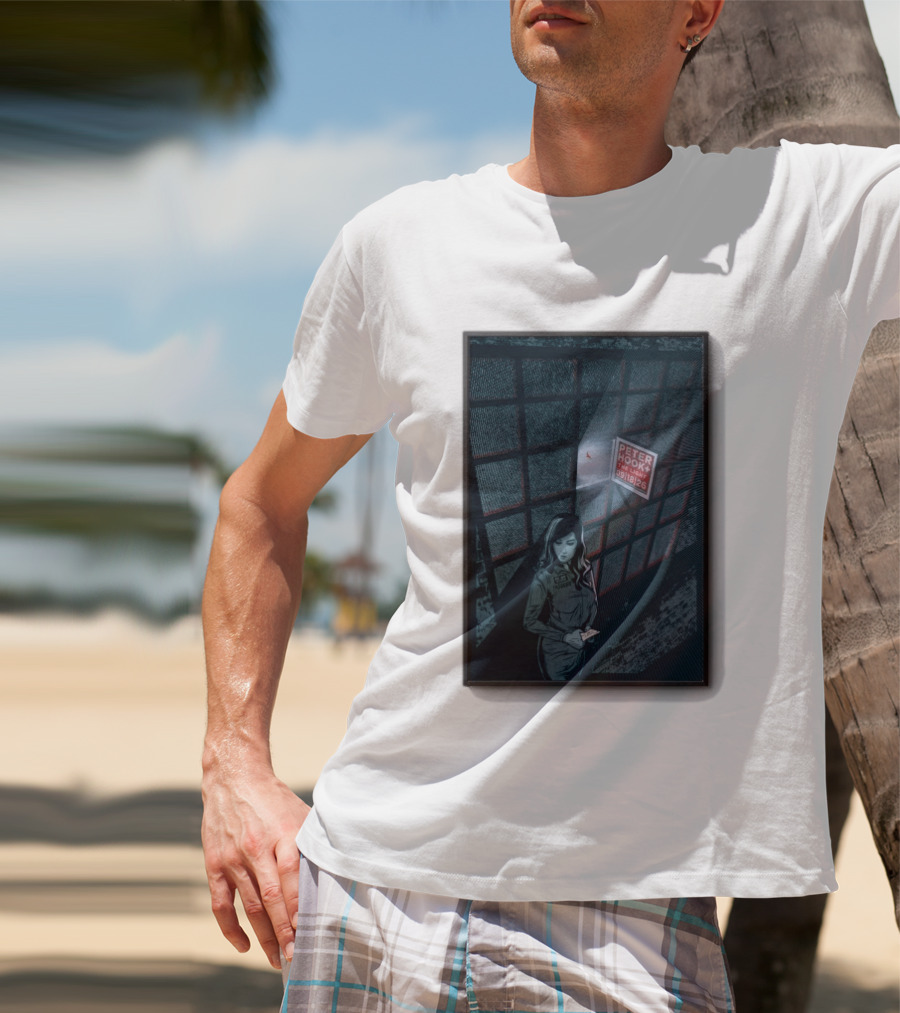 Peter Hook And The Light 9 18 2026 Del Mar CA Tour Woman In Dress Guard غرفة المراقبة T-Shirt