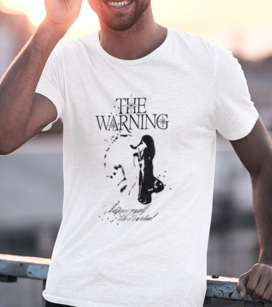 The Warning I Deprive Myself Like Its A Ritual Woman Playing Horn Stars T-Shirt