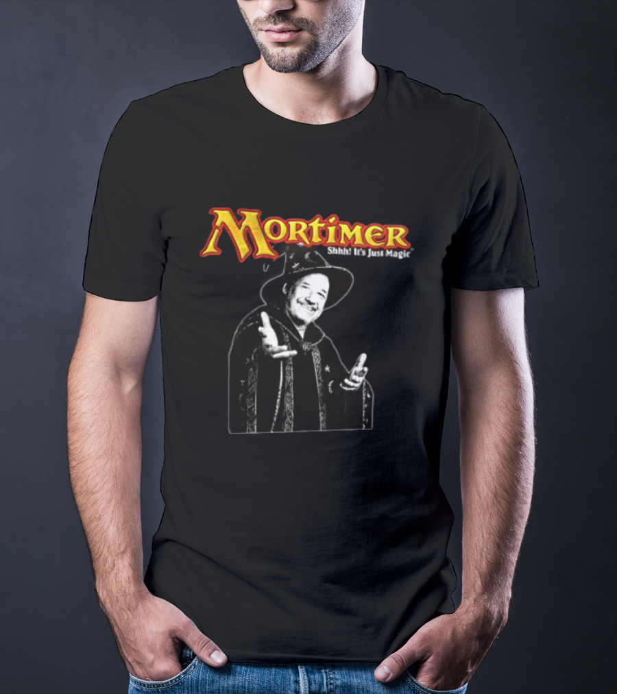 Mortimer Shhhh It's Just Magic Wizard Hat Robe T-Shirt