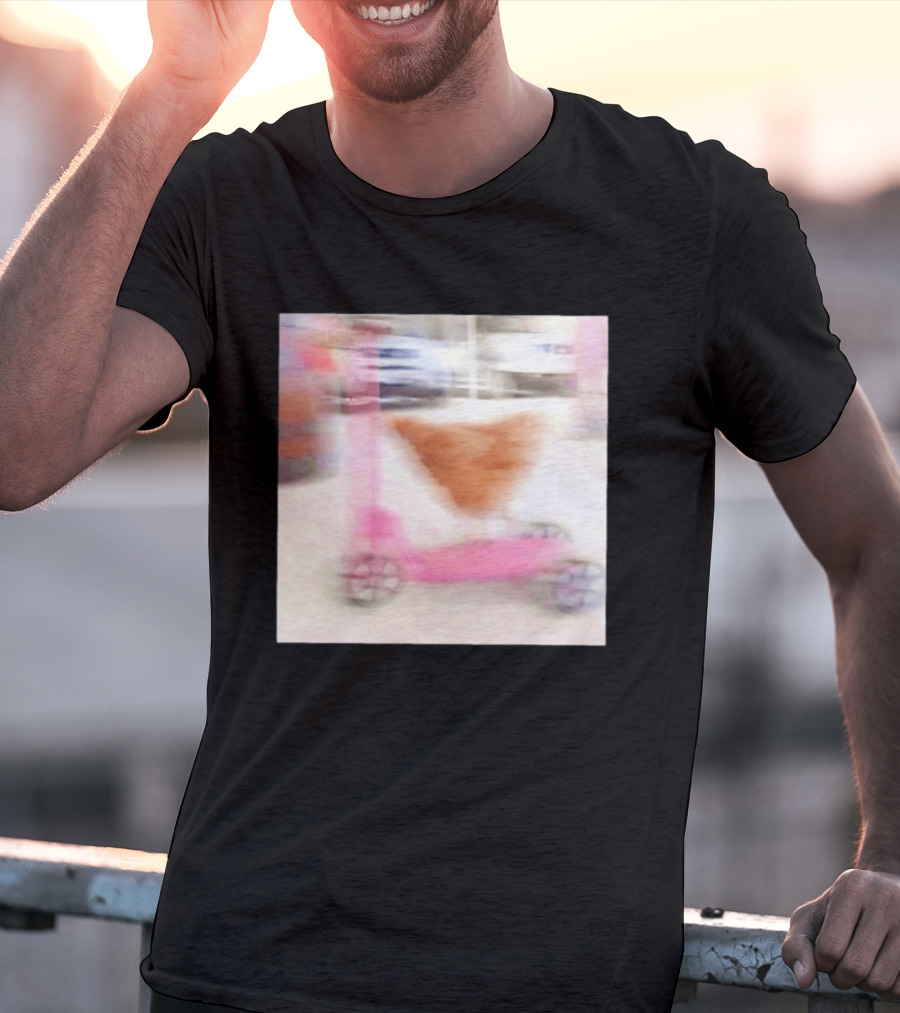 Chicken Riding Pink Scooter T-Shirt