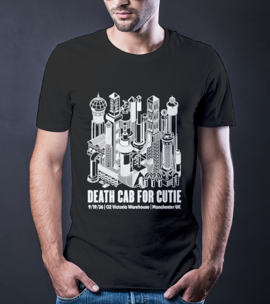 Death Cab For Cutie Manchester UK September 19 2026 Concert Event T-Shirt