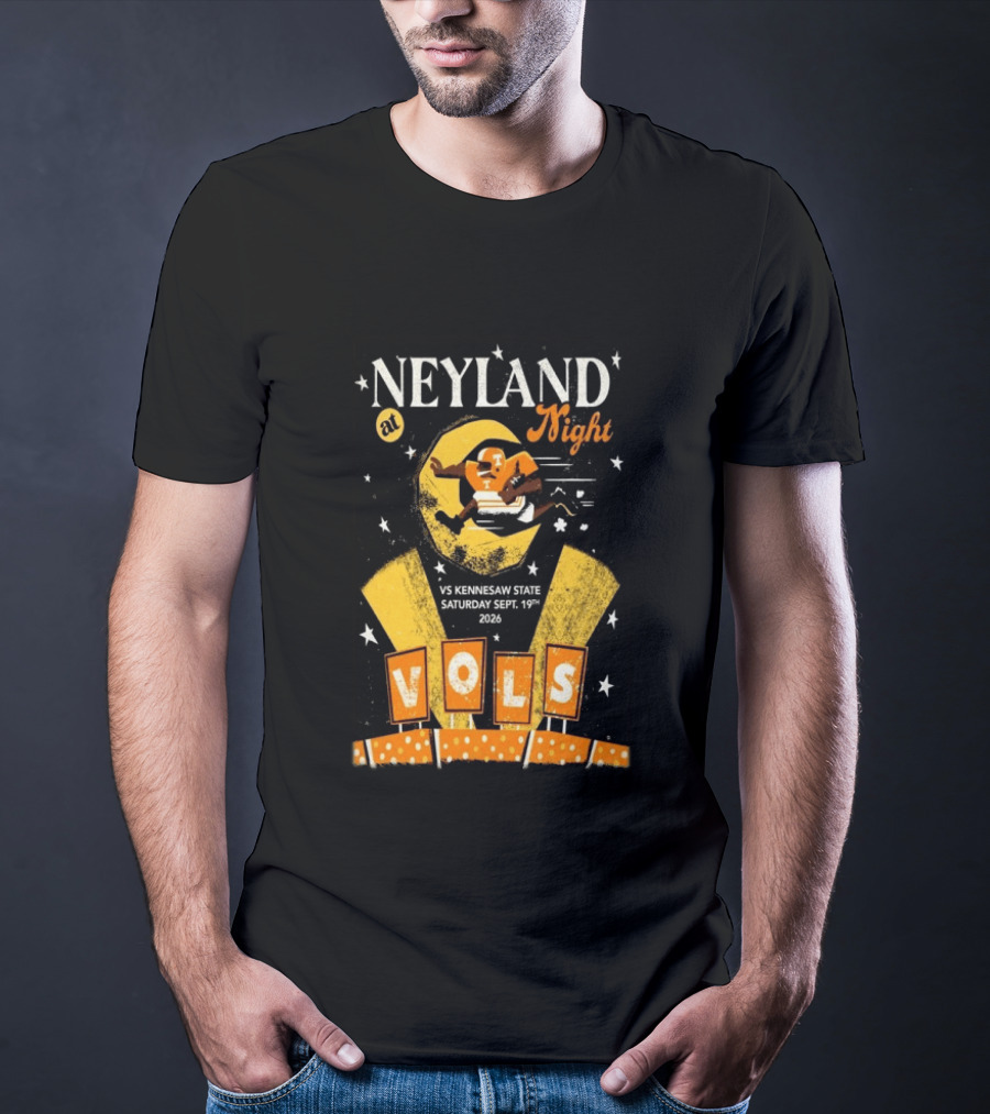 Neyland At Night Vols Vs Kennesaw State September 19 2026 Football Knoxville T-Shirt