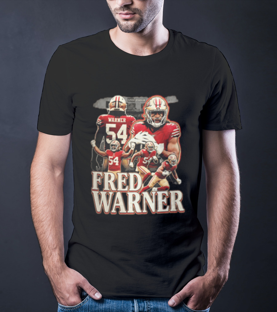 Fred Warner San Francisco 49ers Linebacker Action Poses T-Shirt