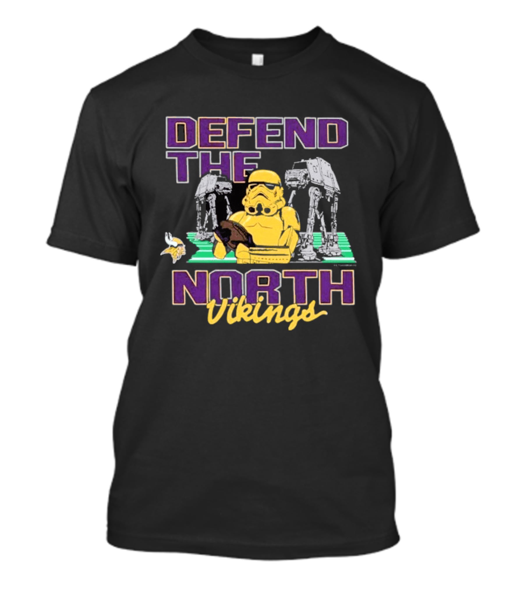 Stormtrooper Defend The North Vikings Star Wars T-Shirt