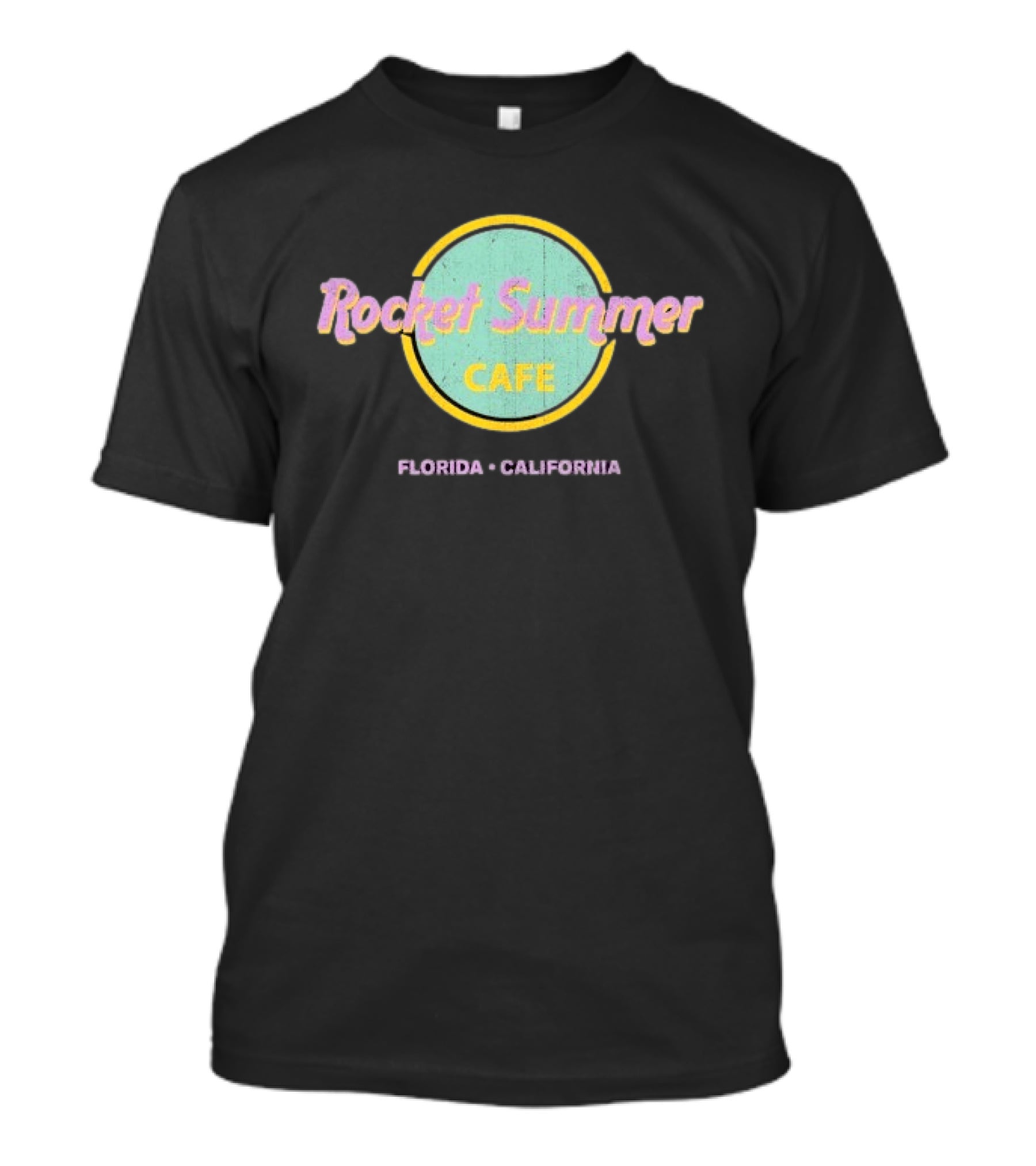 Rocket Summer Cafe Florida California T-Shirt