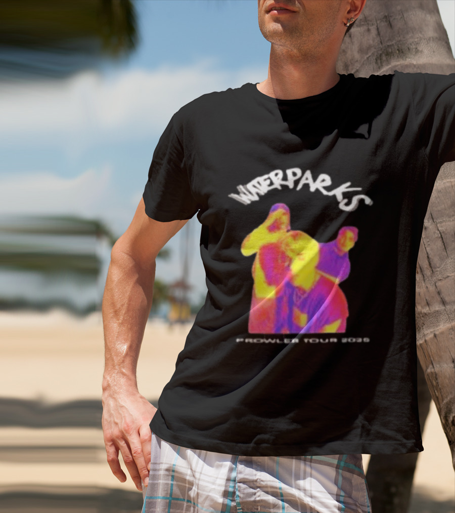 Waterparks Infrared Prowler Tour 2025 Crystallized Oceans Songs T-Shirt