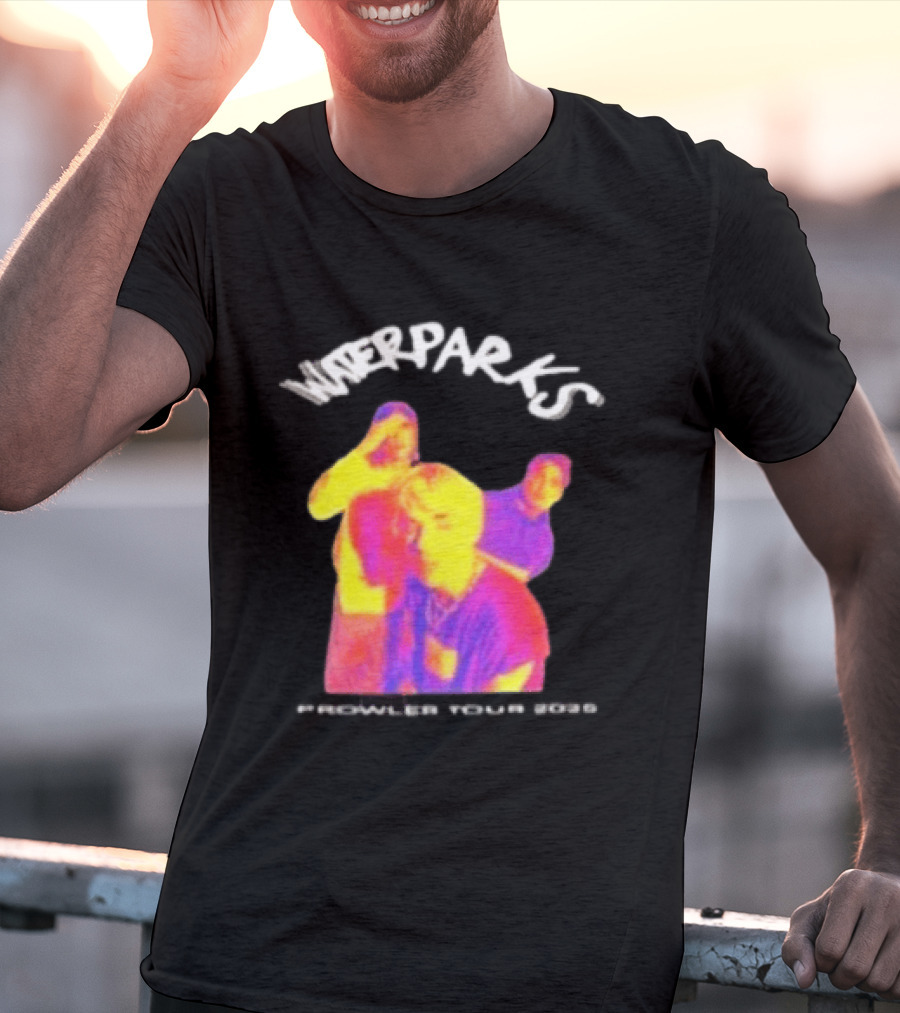 Waterparks Infrared Prowler Tour 2025 Crystallized Oceans Songs T-Shirt
