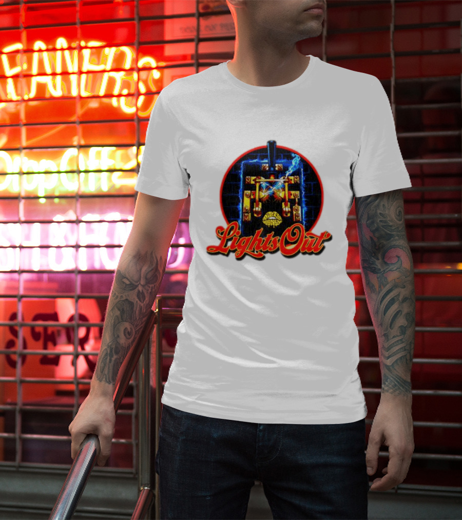 Dirty Honey Lights Out Electric Switch Rock Band Raglan T-Shirt