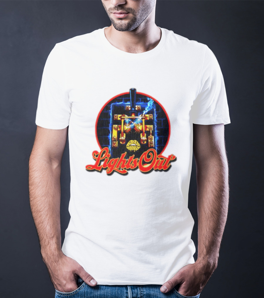 Dirty Honey Lights Out Electric Switch Rock Band Raglan T-Shirt