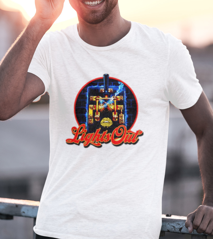 Dirty Honey Lights Out Electric Switch Rock Band Raglan T-Shirt