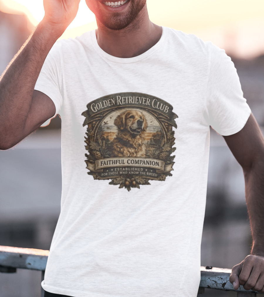 Golden Retriever Club Faithful Companion Established For Those Who Know The Breed T-Shirt