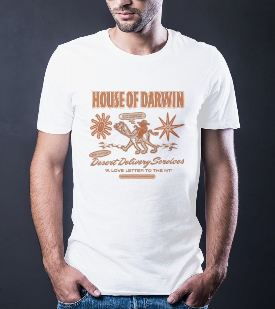 House Of Darwin Stuart Highway Services A Love Letter To The NT Mono T-Shirt