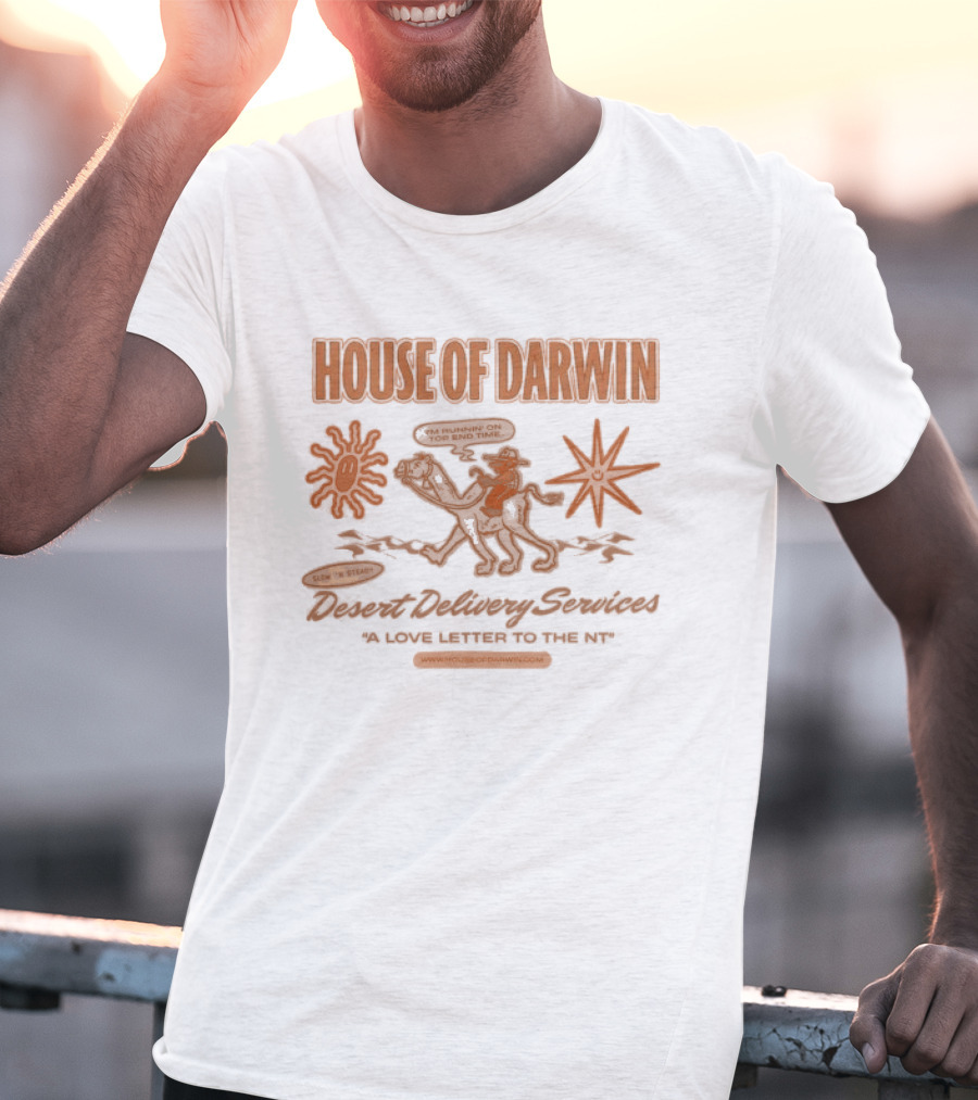 House Of Darwin Stuart Highway Services A Love Letter To The NT Mono T-Shirt