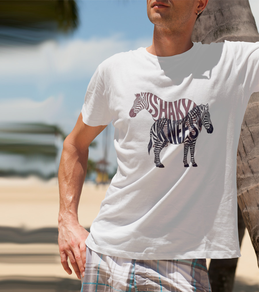 Shaky Knees Zebra Logo September 18 20 2026 Atlanta Georgia Exclusive Festival T-Shirt
