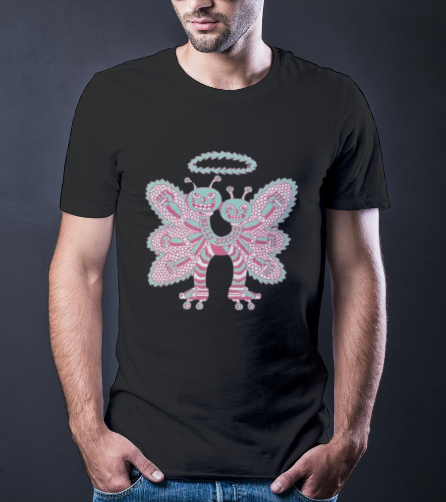 Billy Strings Twin Butterflies Roller Skates Halo T-Shirt