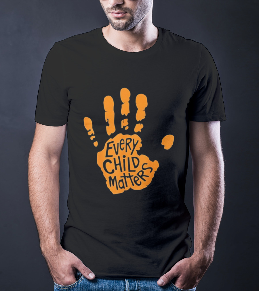 Every Child Matters Orange Handprint T-Shirt