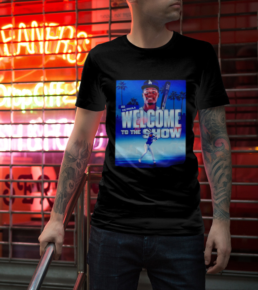 Josue De Paula Welcome To The Show Los Angeles Dodgers T-Shirt