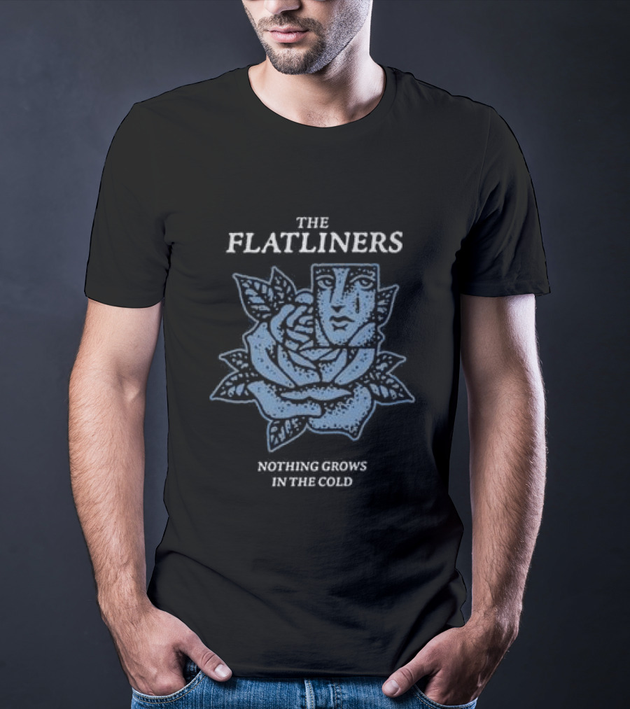 The Flatliners Nothing Grows In The End Rose Face T-Shirt