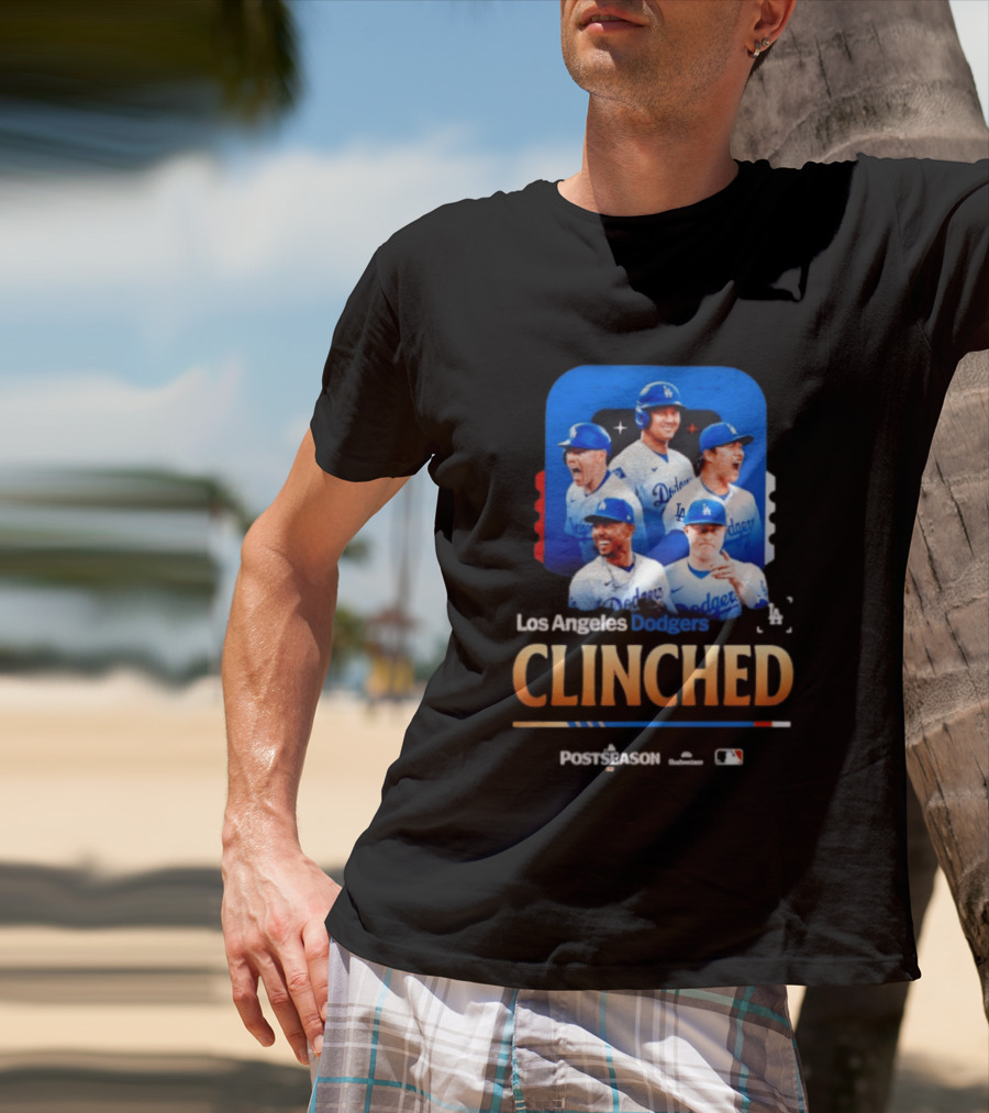 Los Angeles Dodgers Clinched 2026 MLB Postseason Celebration T-Shirt