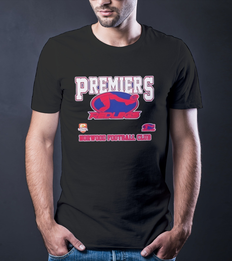 SANFL League Norwood Football Club Redlegs Premiers 2026 T-Shirt