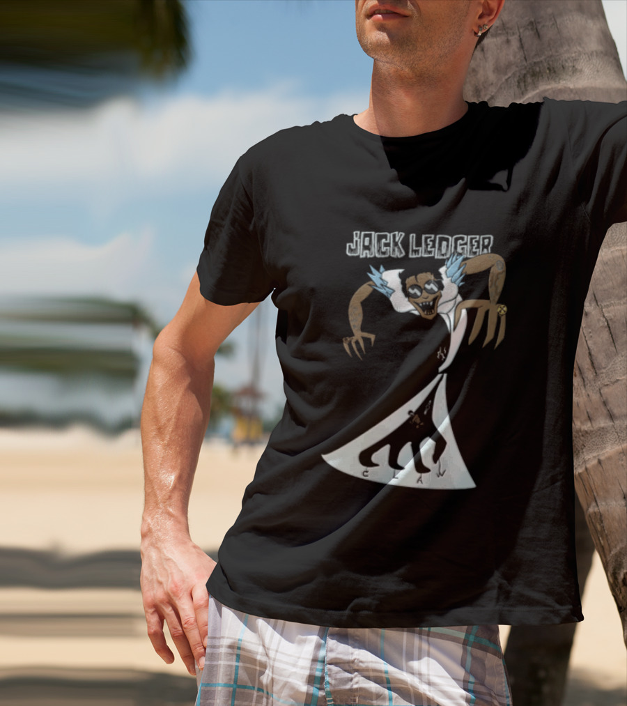 Jack Ledger Horror Character Summoning Creepy Figure T-Shirt