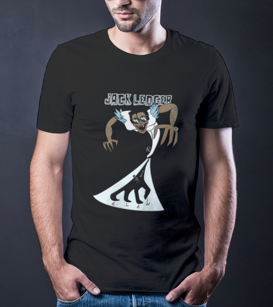Jack Ledger Horror Character Summoning Creepy Figure T-Shirt