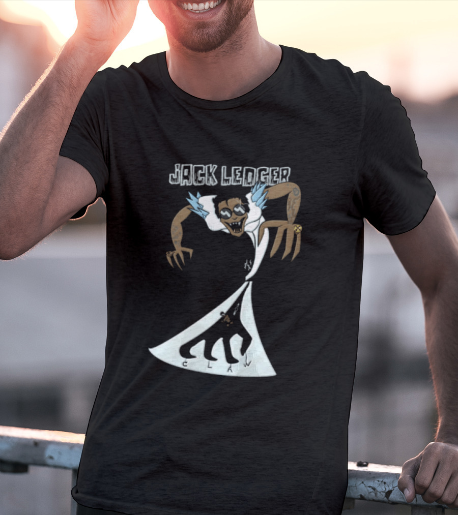 Jack Ledger Horror Character Summoning Creepy Figure T-Shirt