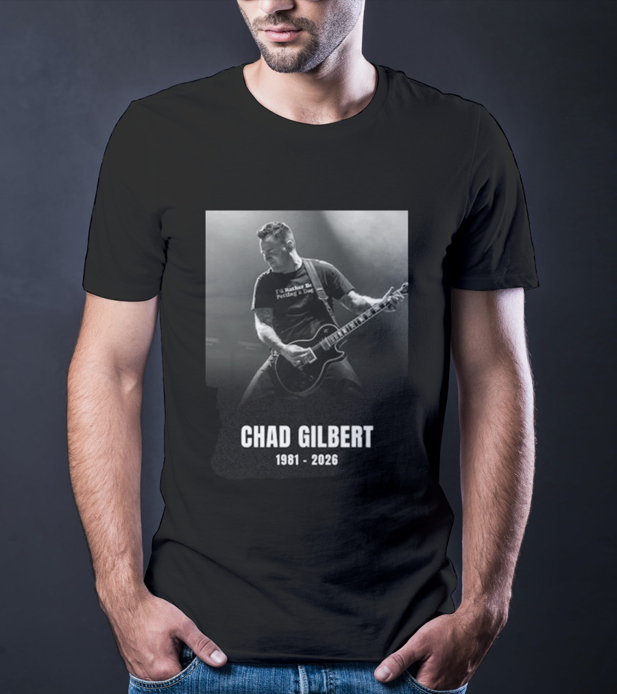 Chad Gilbert 1981 2026 I'd Rather Be Petting A Dog T-Shirt