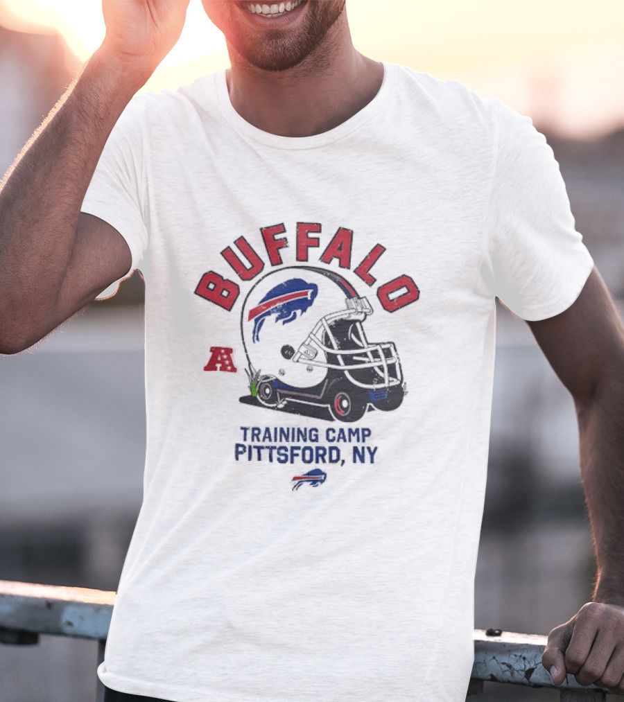Buffalo Bills Training Camp 2026 Pittsford NY NFL Football Helmet T-Shirt