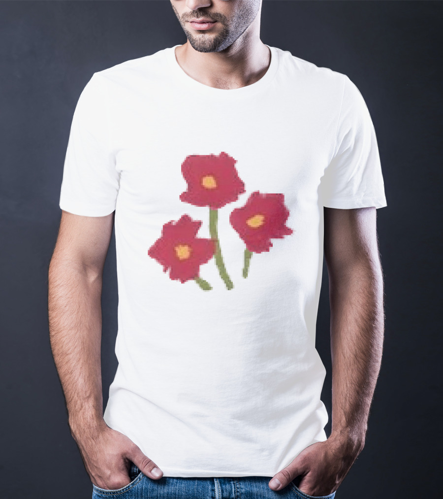 Ellie Holcomb Flowers For No Reason Red Poppies T-Shirt