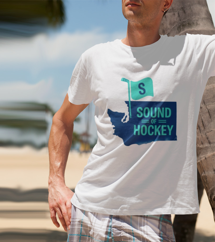 Seattle Kraken Sound Of Hockey State Flag S T-Shirt