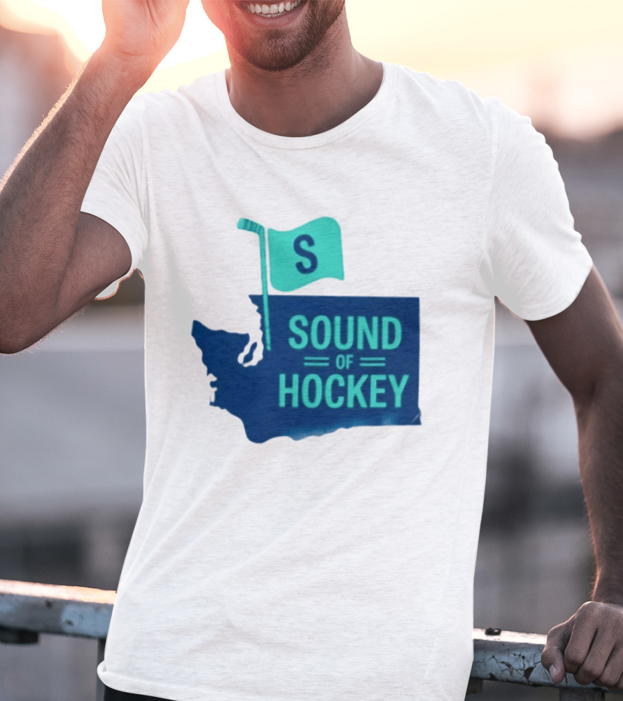 Seattle Kraken Sound Of Hockey State Flag S T-Shirt