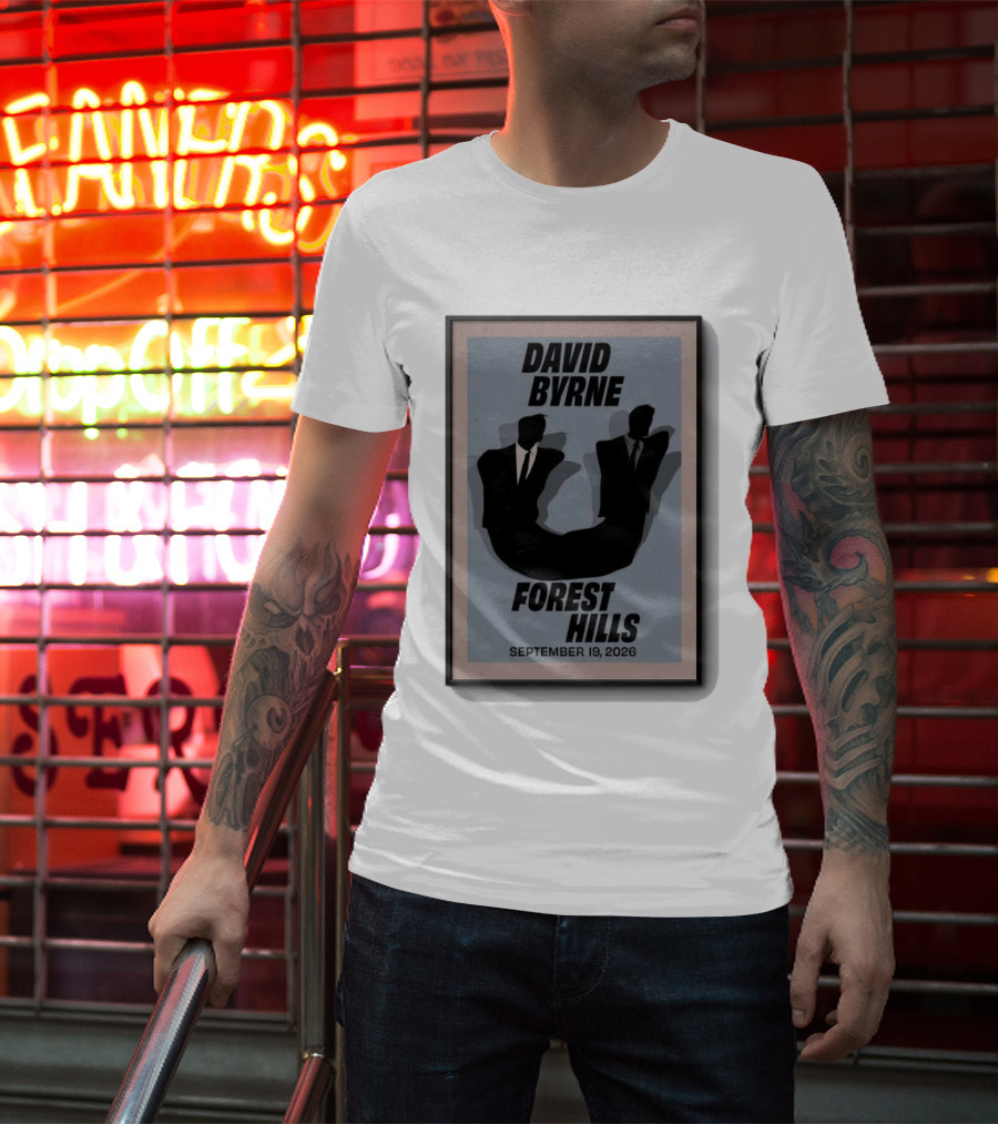 David Byrne Forest Hills September 19 2026 T-Shirt