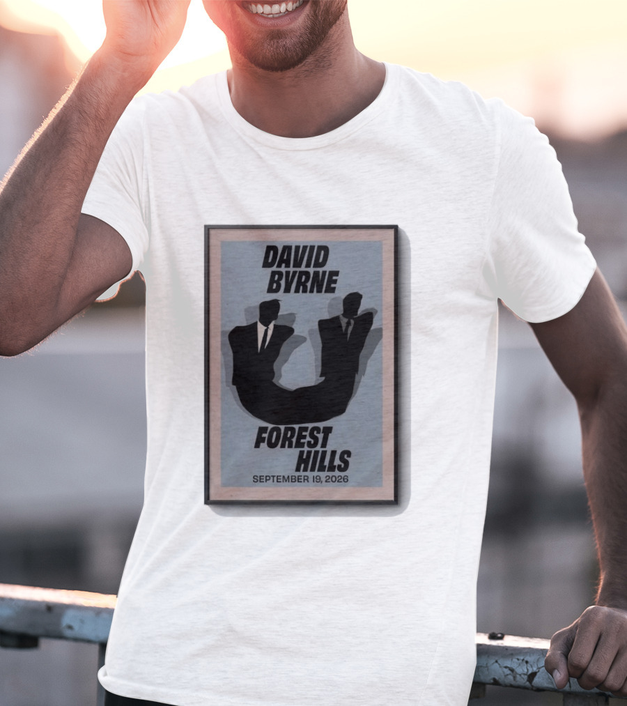 David Byrne Forest Hills September 19 2026 T-Shirt