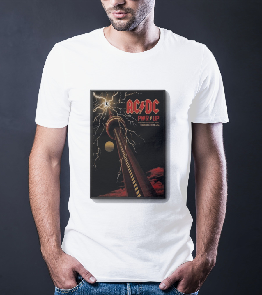 AC DC PWR UP Toronto Canada 2026 Rogers Stadium Concert T-Shirt