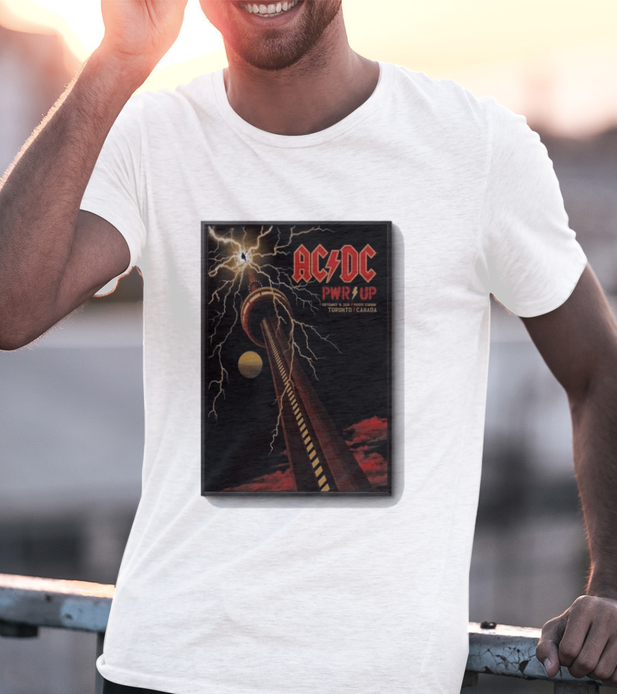 AC DC PWR UP Toronto Canada 2026 Rogers Stadium Concert T-Shirt