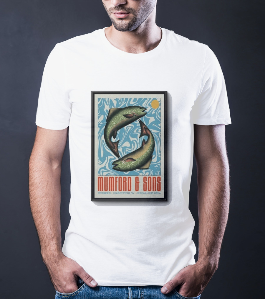 Original LIMITED Sep 20 2026 Mumford & Sons Tour John Paul Jones Arena Charlottesville T-Shirt