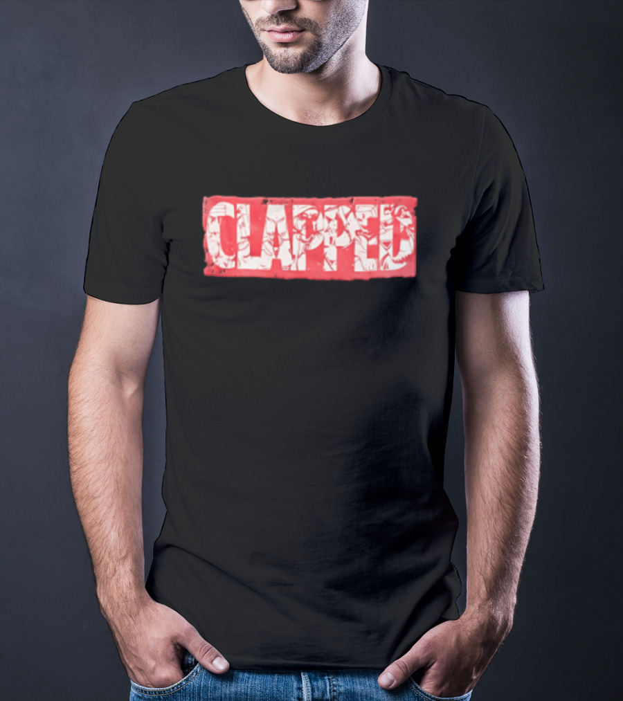 Clappedmob Raw Cut Halloween Horror Characters T-Shirt