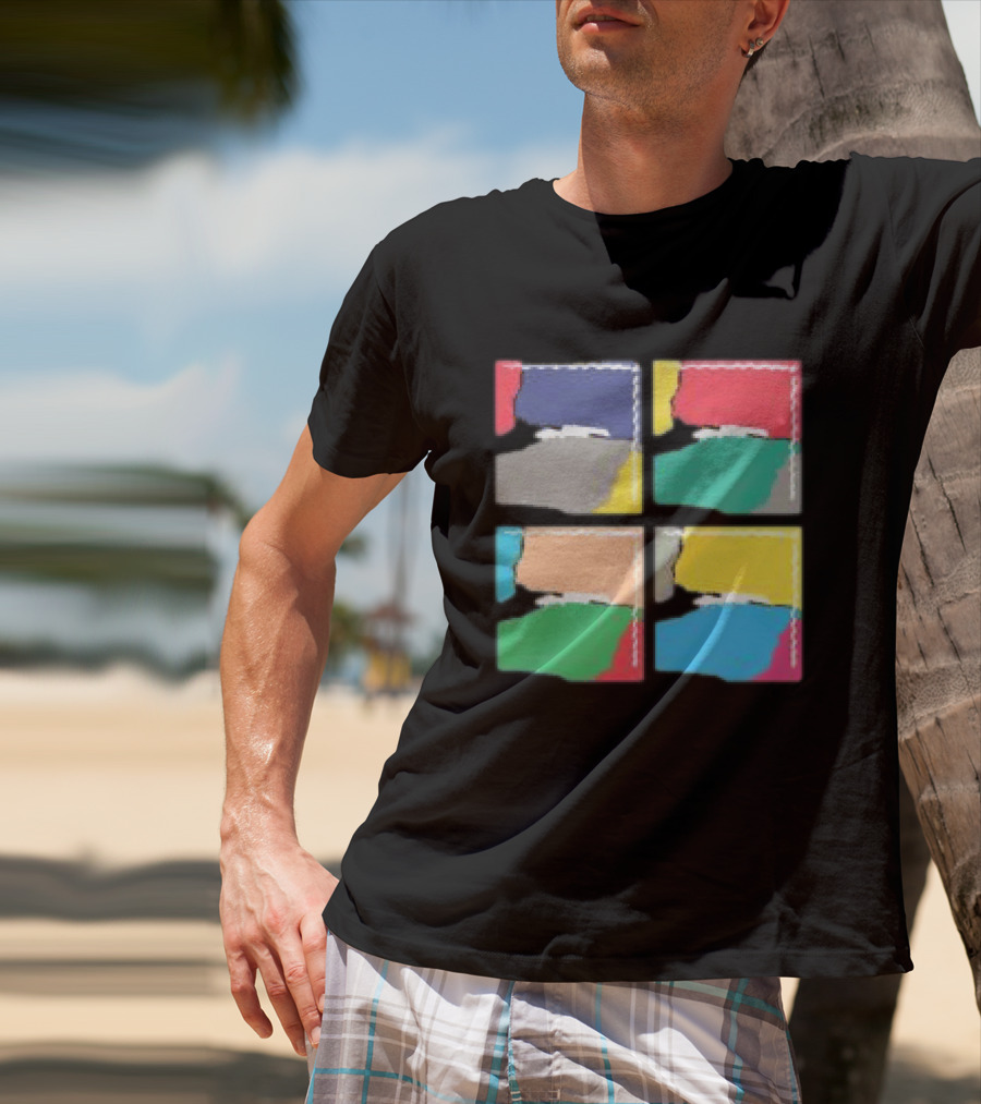 Genesis Abacab 45th Anniversary Multicolor Blocks T-Shirt