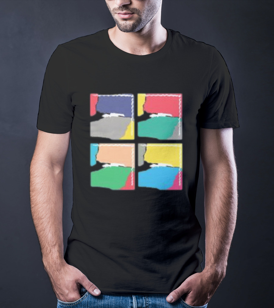 Genesis Abacab 45th Anniversary Multicolor Blocks T-Shirt